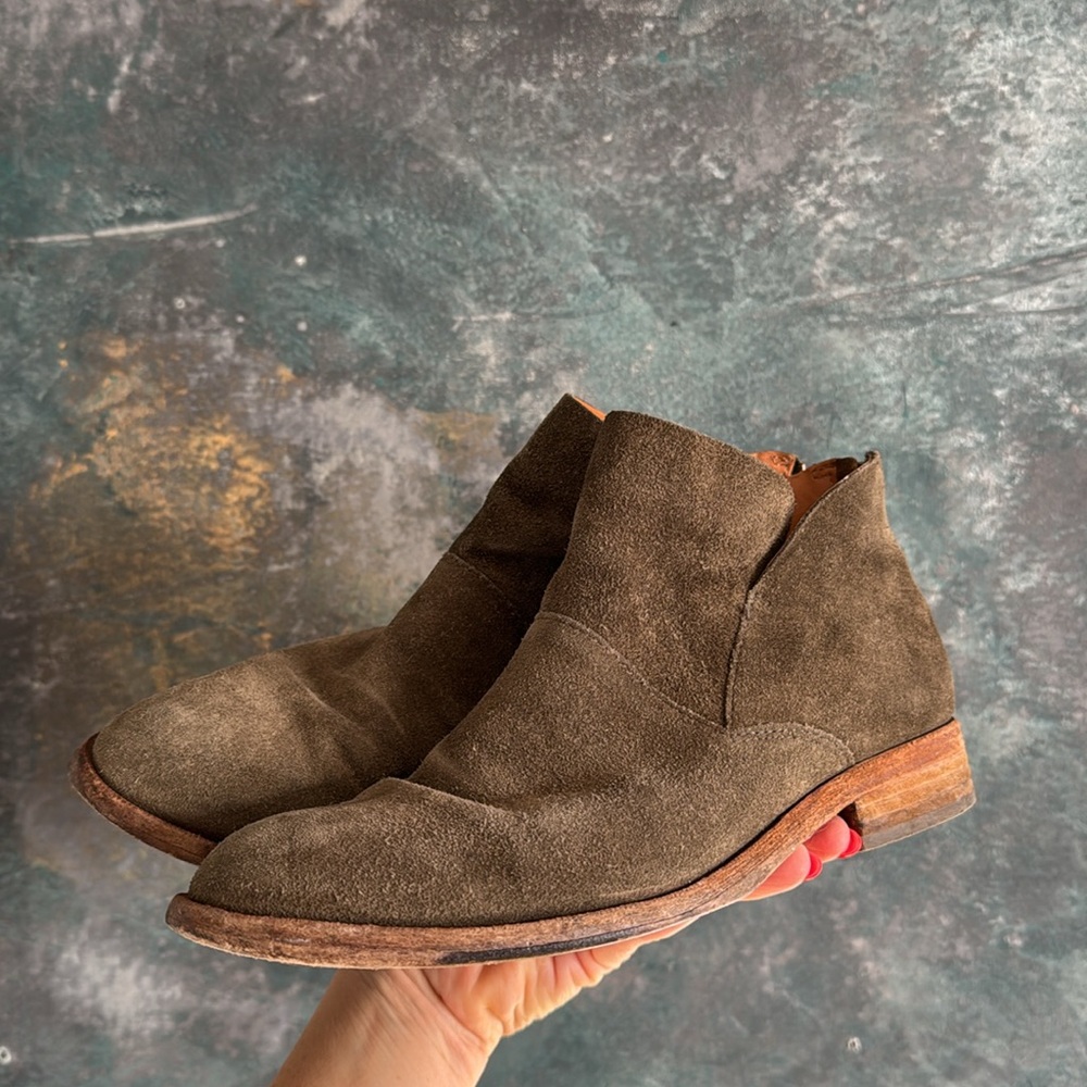 Kork-Ease Green Suede Bootie